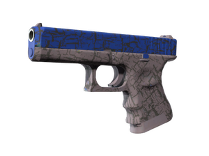 Glock-18 | Синяя трещина (Немного поношенное)